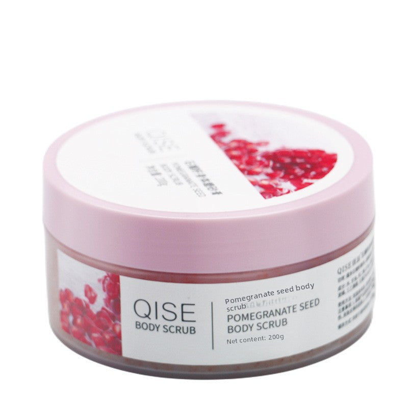 Factory Direct Sales Pomegranate Seed Body Scrub for Keratosis Pilaris, Gentle Exfoliation, Full Body Cleansing, Skin Softening, Mud Rub