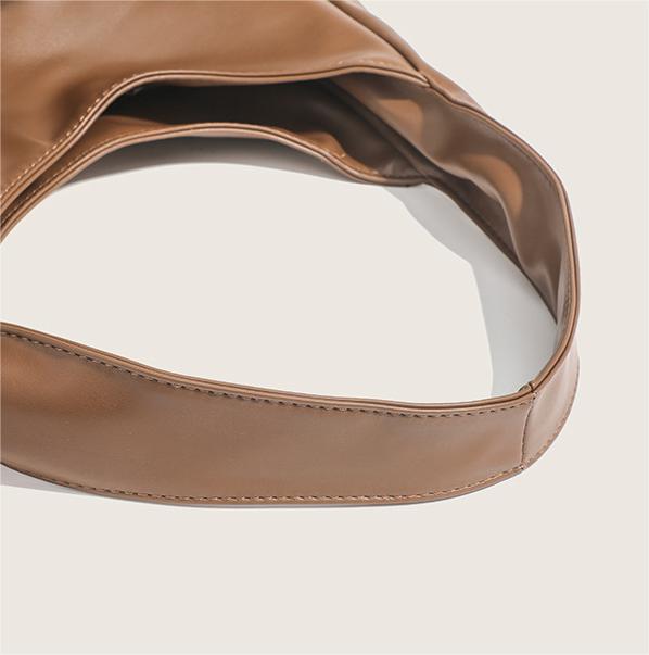 RSD New large-capacity underarm bag soft leather shoulder bag texture work commuter bag female