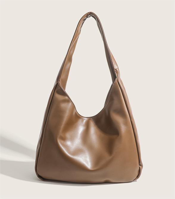 RSD New large-capacity underarm bag soft leather shoulder bag texture work commuter bag female