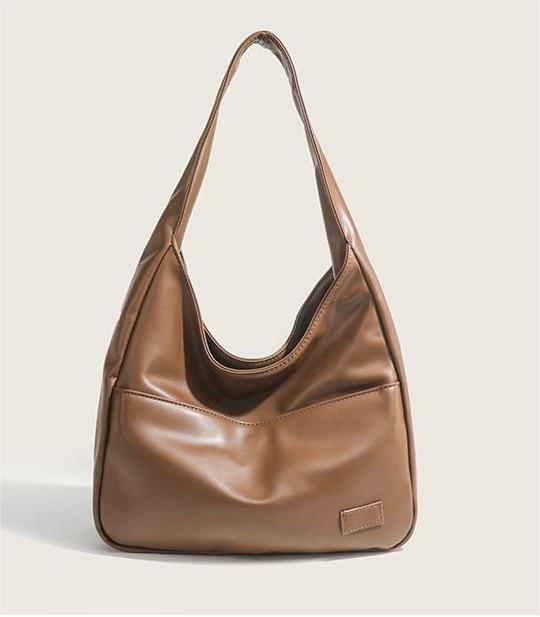 RSD New large-capacity underarm bag soft leather shoulder bag texture work commuter bag female