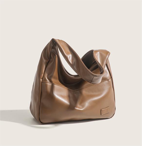 RSD New large-capacity underarm bag soft leather shoulder bag texture work commuter bag female