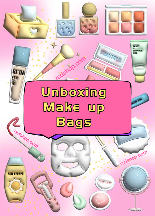 Uboxing make up & skin care open in live