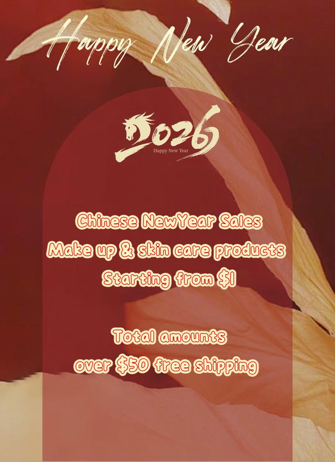 Chinese New year sales starting from $1