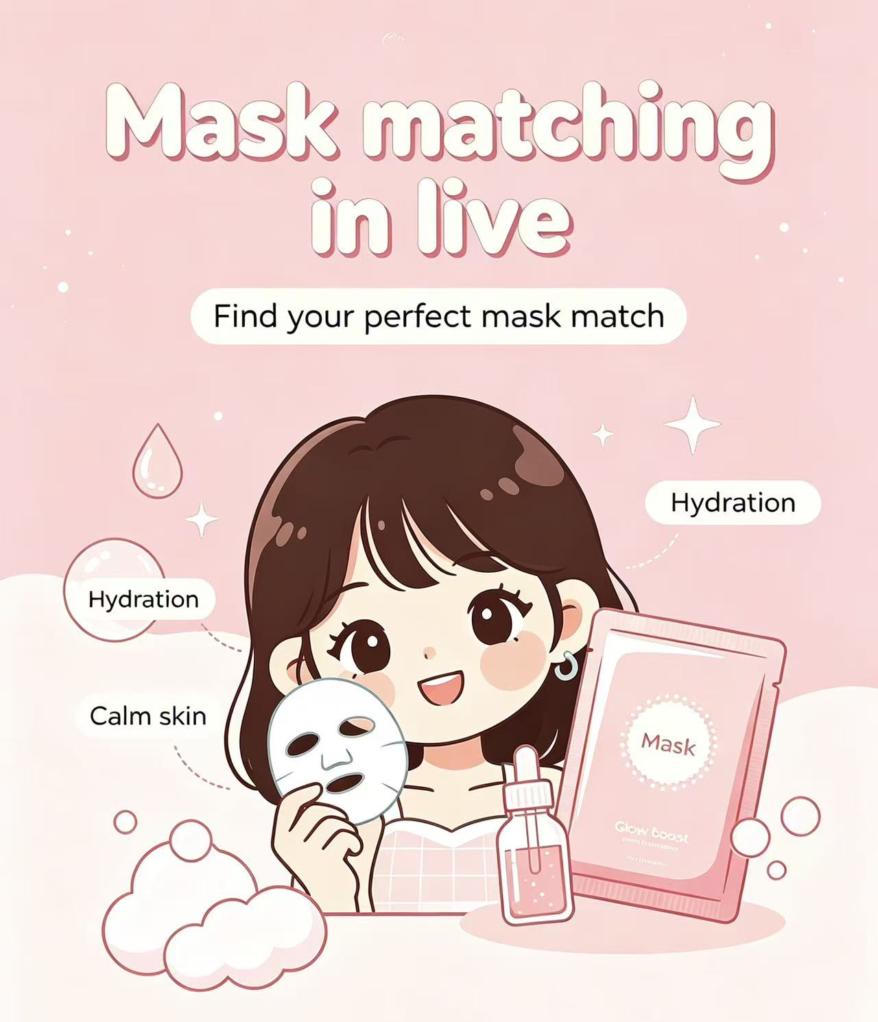 Various Mask matching in live