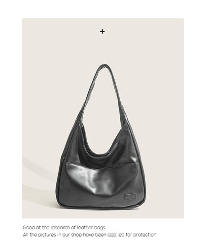 RSD New large-capacity underarm bag soft leather shoulder bag texture work commuter bag female